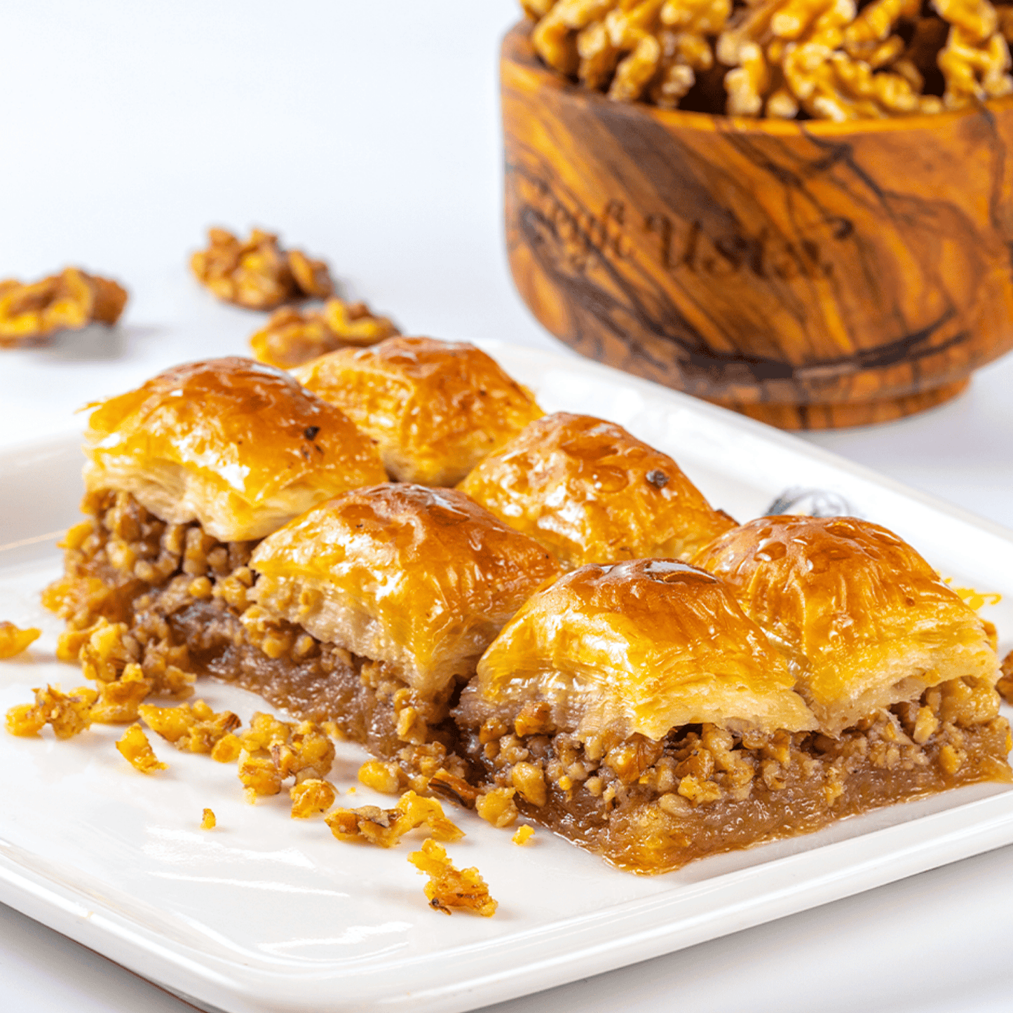 Walnut Baklava Square – Classic Turkish Layers of Perfection