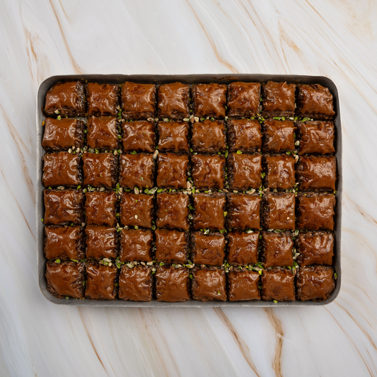 Chocolate Baklava with Pistachio – A Modern Twist on Tradition