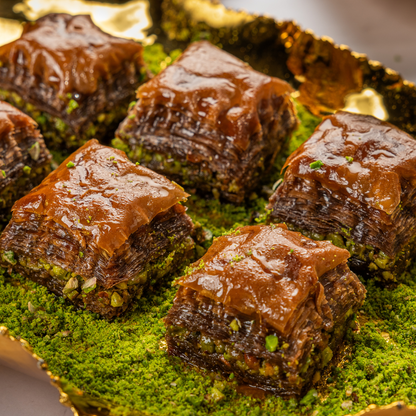 Chocolate Baklava with Pistachio – A Modern Twist on Tradition