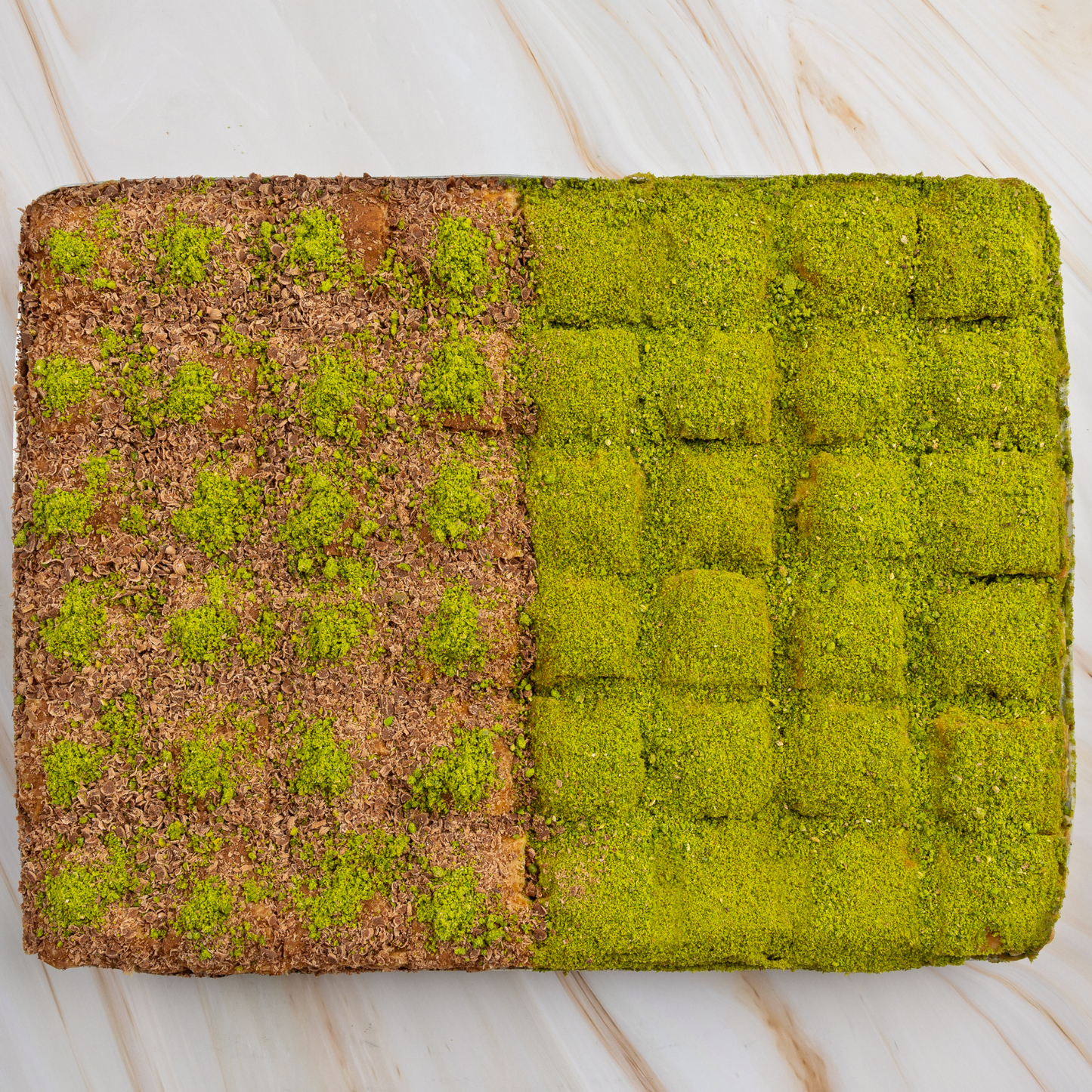 Cold Baklava with Chocolate & Pistachio – A Modern Turkish Twist