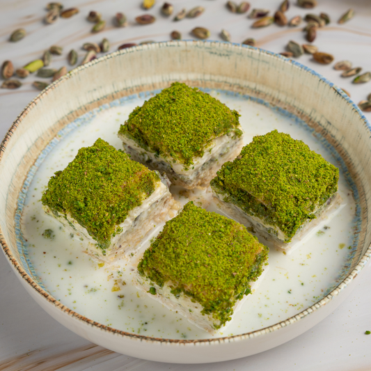 Cold Baklava with Chocolate & Pistachio – A Modern Turkish Twist