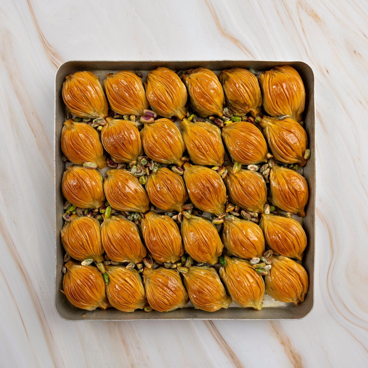 Midye Baklava with Pistachio & Milk Cream – Elegant Layers of Flavor